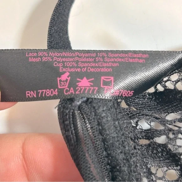 Dreamgirl Black Babydoll Bustier Garter Lingerie Size M NWT - Picture 10 of 12